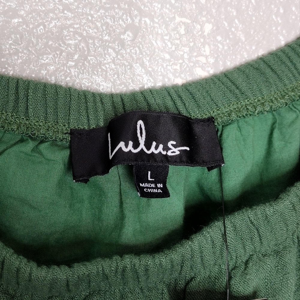 NWT Lulus Linen Blend Mini Dress - Picture 10 of 12